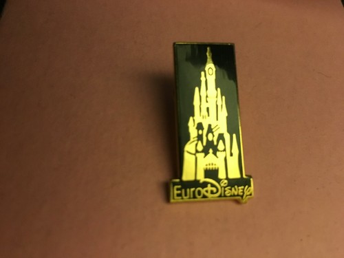 Euro disney pin gold - euro,