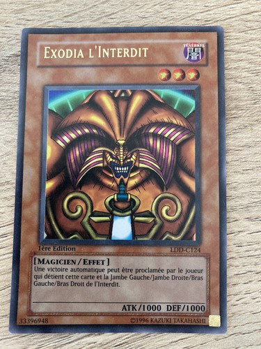 Exodia interdit 1er - exodia, l'interdit
