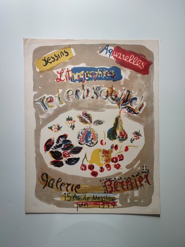 Terechkovitch affiche expo - terechkovitch,