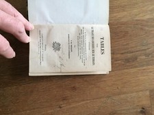 CHEVALLOT tables pour trace des courbes sur le terrain + 2 plan depliant