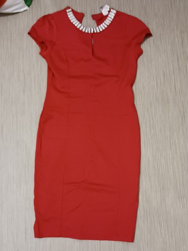 Robe fourreau rouge - robe, Élégante