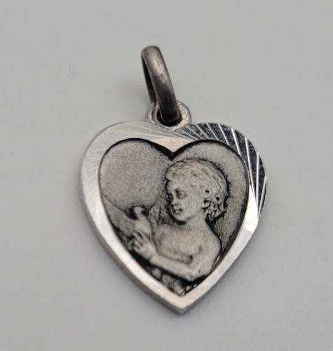 Pendentif cœur argent - pendentif,