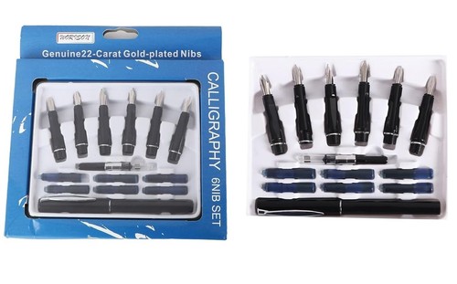 Set calligraphie stylo - de,