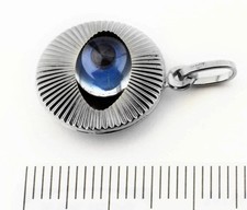 Pendentif Porte-Bonheur Amulette Oeil De Allah Grec Turc Or 18kt. 750/1000