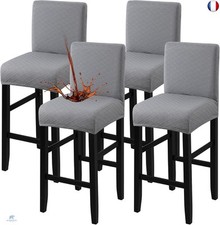 Fuloon Housse de Tabouret de Bar Imperméable Couverture de Chaise Haute de Bar 