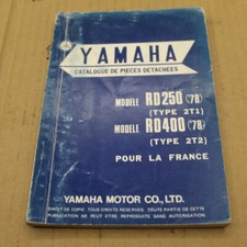 PARTS LIST YAMAHA RD 250 400