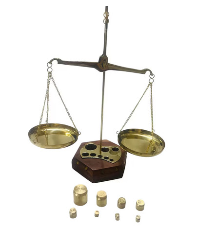 Laiton poids balance - balance,, bijoux
