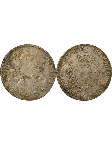 France louis xvi ecu argent - france,