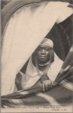 Zoo humain, Exposition coloniale de 1907, Ouled Nail  Carte postale - Zoo humain