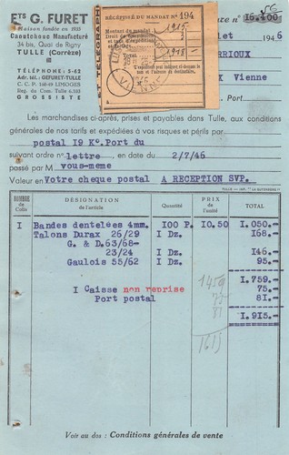 1946 caoutchouc manufacture - caoutchouc,