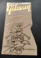 GIBSON / SLASH HEADSTOCK gold / LOGO TETE DE GUITARE AUTOCOLLANT doré