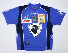 SC BASTIA 2004-06 HOME SHIRT XS MAX #9 - MAILLOT VINTAGE UHLSPORT TESTA MORA