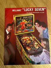 Original flyer flipper Williams Lucky seven