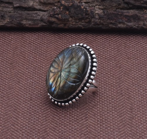 Bague fait main argent - en,