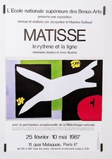 Matisse Henri Jazz : La nageuse dans l'aquarium	1987 Affiche Originale Expo