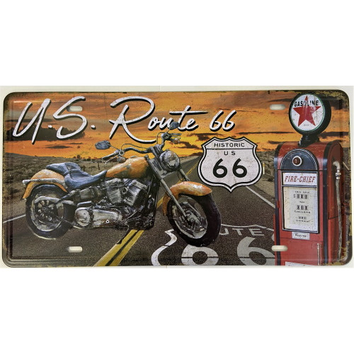 Plaque voiture route - de, 66