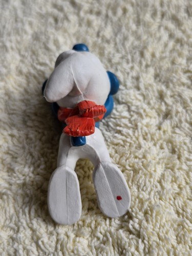 Figurine super schtroumpf luge - super,