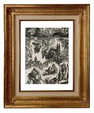 ALBERT DECARIS (1901-1988) SUPERBE GRAVURE AU BURIN MYTHOLOGIE (14)