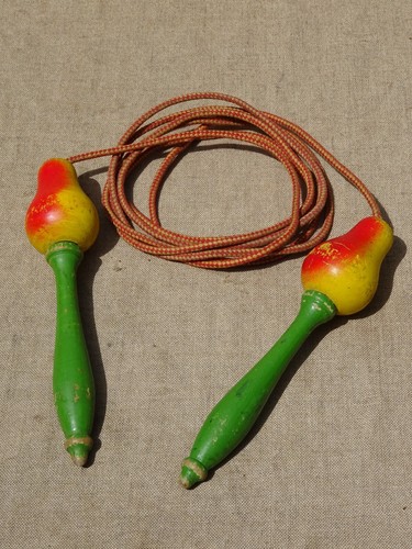Ancien jouet corde sauter - ancien,