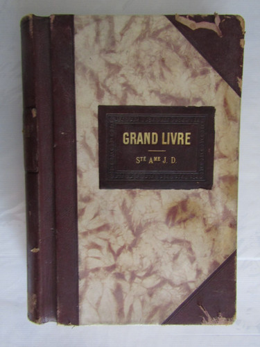 Grand livre comptes - livre, de
