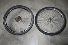 Paire de roues VTT Peugeot FREE RADICAL 1 tout suspendu 26 pouces 1,95 et 1,90