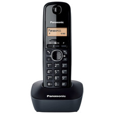 NEUF téléphone fixe Panasonic KX-TG1611SPH noir DECT CLIP éclairé