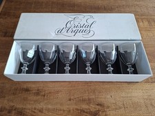 6 verres a vin rouge cristal d arques modèle rambouillet 12 Cm En Coffret 