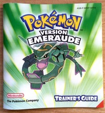 POKÉMON VERSION ÉMERAUDE - NOTICE 100% ORIGINALE GAMEBOY ADVANCE GBA PAL FRA