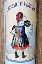 Boite métal Chicorée Leroux. Collection Imagerie Leroux
