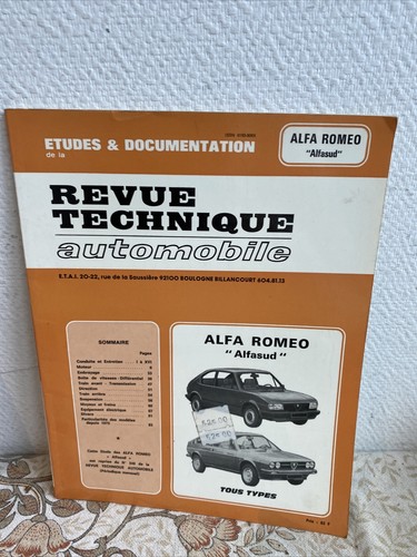 Ancienne revue technique - revue,