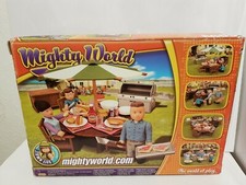 Mighty World town summer barbecue set VGC le barbecue d'été TBE powco