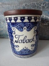 Boite à tabac en céramique