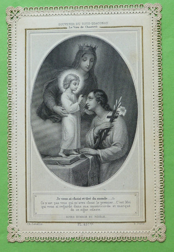 Santino holycard canivet image - santino,