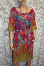 Womens Multi-Color Chiffon