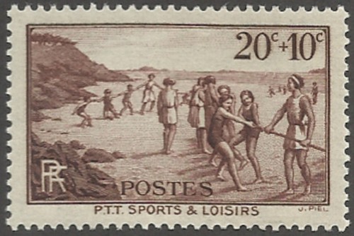 Timbre france 345 ptt sports - 345*,