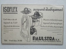 1938-39 PUB PAULSTRA ISOFLEX