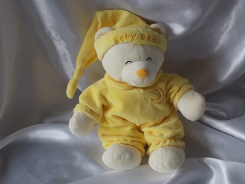 Doudou ours jaune lune baby - lune,,