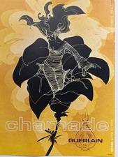 1971 GUERLAIN Vintage Print Ad PAPER !! " Chamade Perfume for Women "