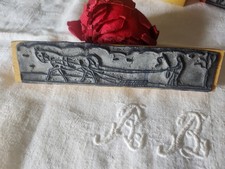 Tampon ancien frise idéale broderie labourer collection 16  cm  n°47-2