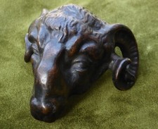 Tête De Bélier En Bronze Style Renaissance d'Après Riccio - Haute époque