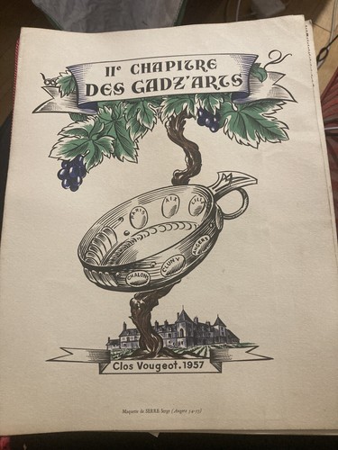 Menu chapitre des gadz - des, gadz'arts