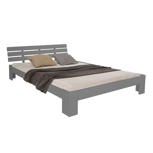 Lit double bois futon - lit,