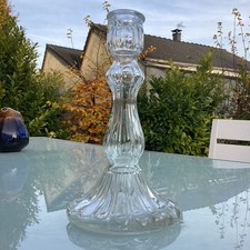 Bougeoir Ancien En Verre