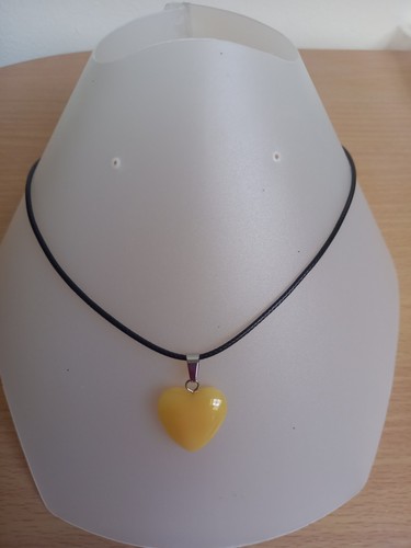 Superbe pendentif coeur pierre - superbe,