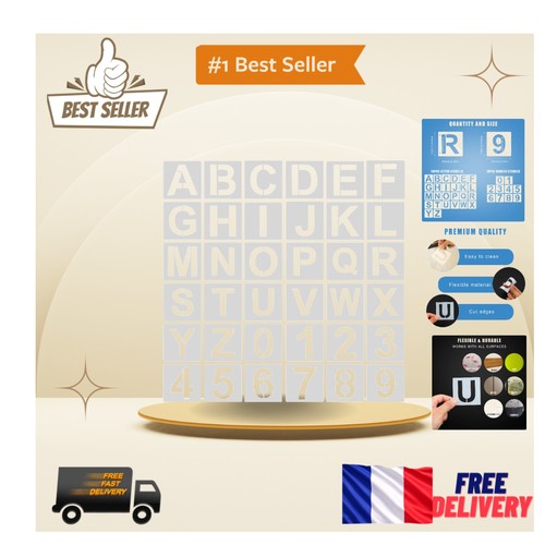 Aiex pochoirs lettres - aiex, et
