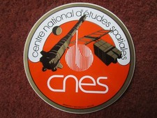  AUTOCOLLANT STICKER AUFKLEBER CNES ESPACE ESA SPACE ETUDES SPATIALES ARIANE