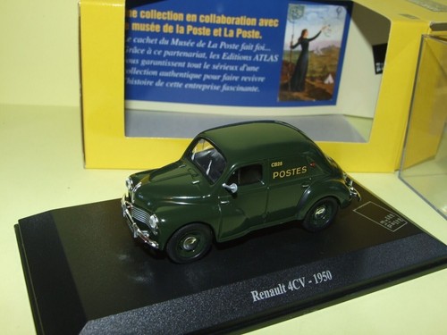 Renault 4cv 1950 - renault, poste