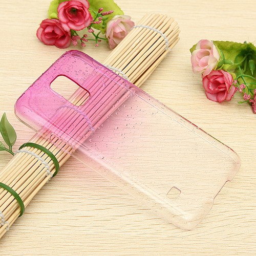 Coque rigide rose effet - rigide, goutte