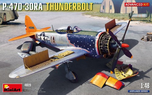 Miniart kit avion p 47d - kit,