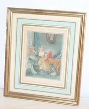  gravure de HUET scène